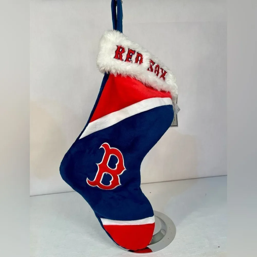 Boston Red Sox Red and Blue Holiday Stocking